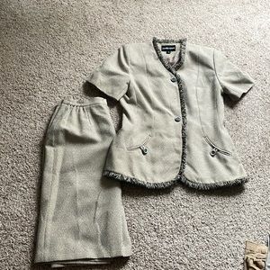 Sag harbor business matching set suit blazer and skirt work wear professional